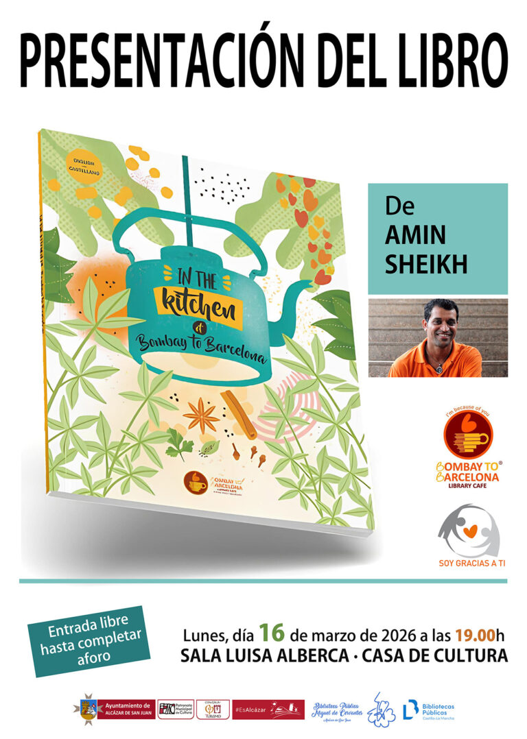 Presentación del libro – In the Kitchen of Bombay to Barcelona Library Cafe –