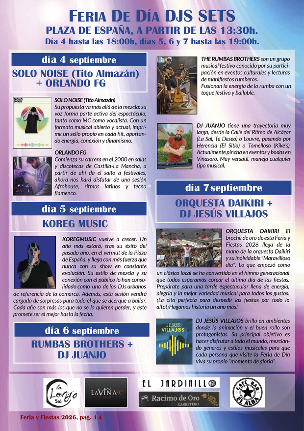 FERIA DE DÍA