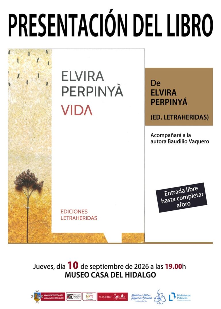 PRESENTACIÓN DEL LIBRO -VIDA- DE  ELVIRA PERPINYÁ