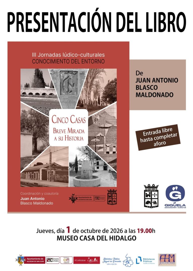 PRESENTACIÓN DEL LIBRO -CINCO CASAS, BREVE MIRADA A SU HISTORIA-