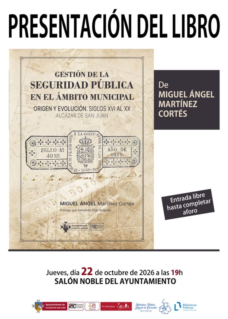 PRESENTACIÓN DEL LIBRO -GESTIÓN DE LA SEGURIDAD PÚBLICA EN EL ÁMBITO MUNICIPAL- DE MIGUEL ÁNGEL MARTÍNEZ CORTÉS